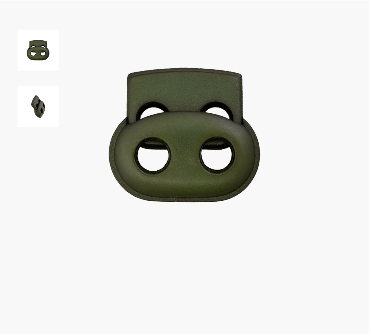 Cord stopper two - hole 25mm - Galedi Pins