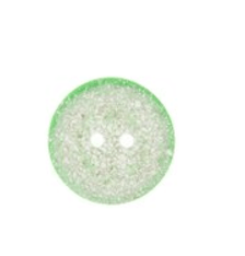 Green 18mm 2-hole recycled eggshell button with a matte finish.