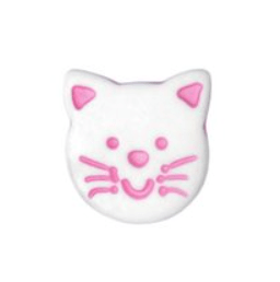 Button, 14mm, Kitty - Galedi Pins