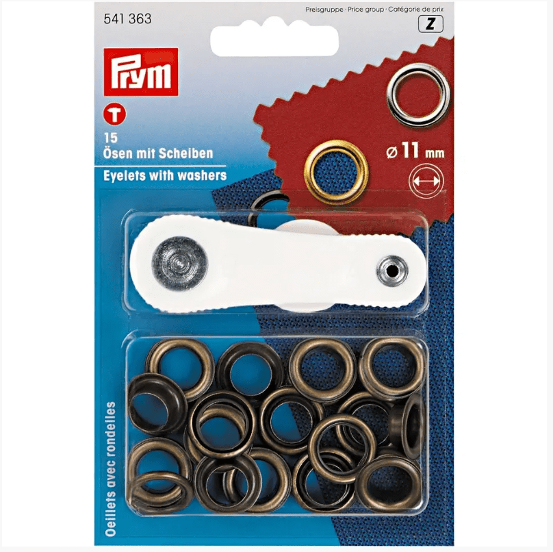 Eyelets and washers, 11.0mm - Galedi Pins