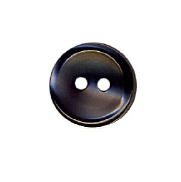STEPHANOISE Round Shirt Button 2 - holes, 11mm - Galedi Pins