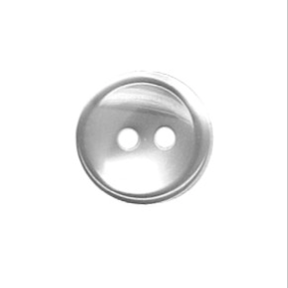 STEPHANOISE Round Shirt Button 2 - holes, 11mm - Galedi Pins