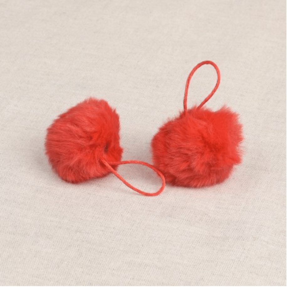 STEPHANOISE Artificial Fur Pompon, Round - Galedi Pins