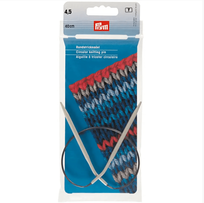 Circular knitting needles, aluminium, grey - Galedi Pins