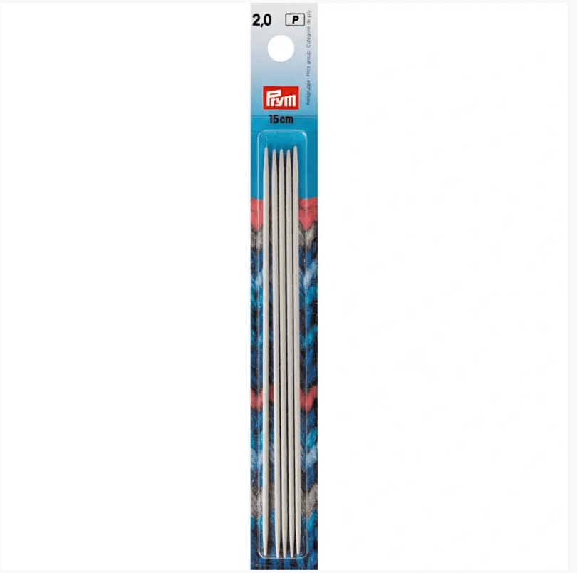 PRYM Double - pointed knitting needles, 15cm, pearl grey - Galedi Pins