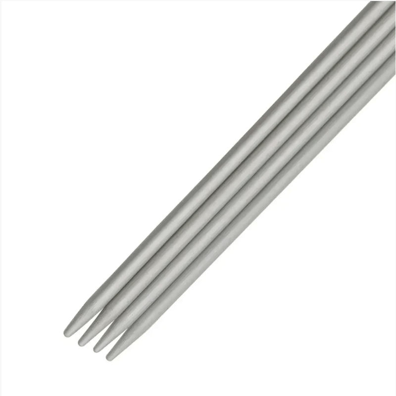 Double - pointed knitting needles, 40cm, pearl grey - Galedi Pins