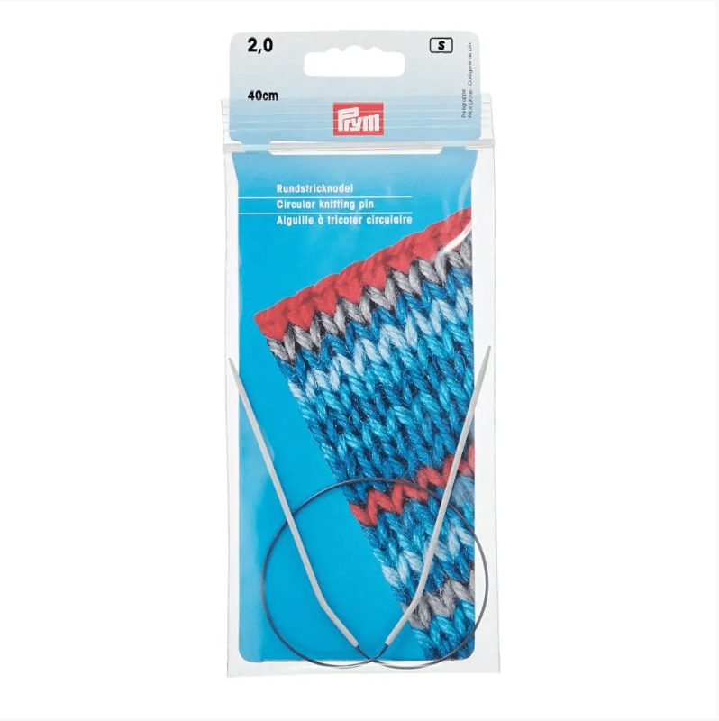 Circular knitting needles, aluminium, grey - Galedi Pins