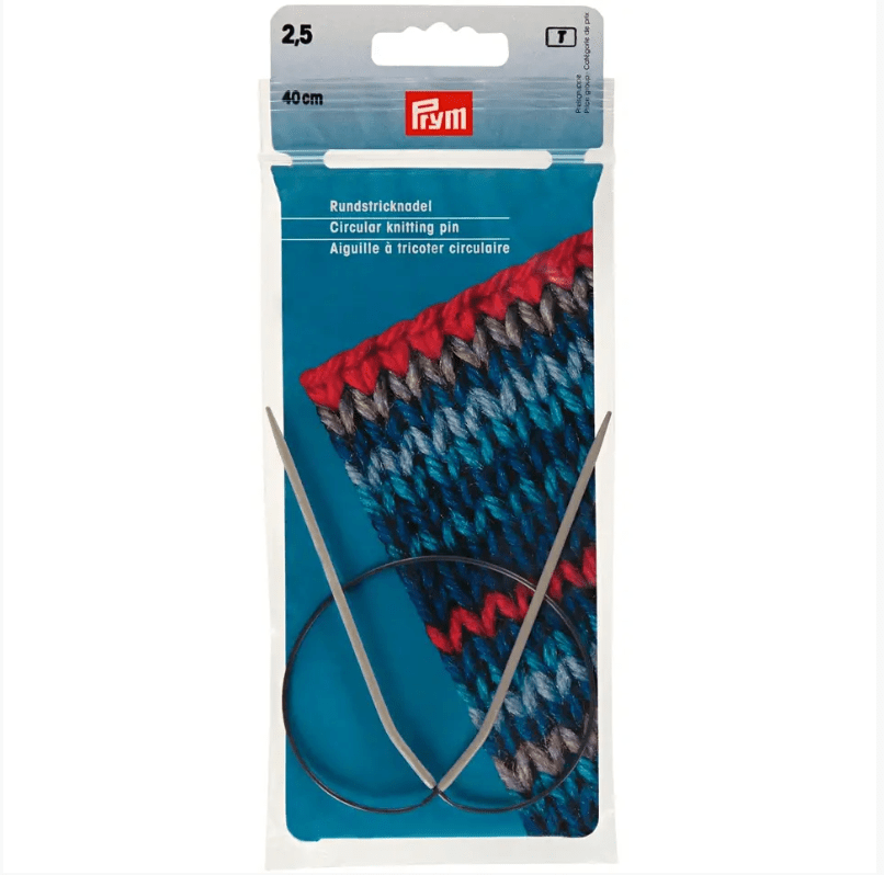 Circular knitting needles, aluminium, grey - Galedi Pins