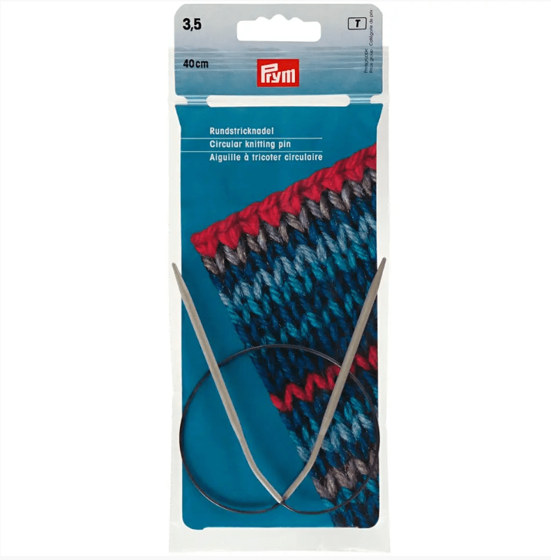 Circular knitting needles, aluminium, grey - Galedi Pins