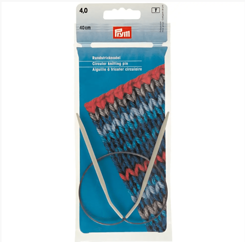 Circular knitting needles, aluminium, grey - Galedi Pins