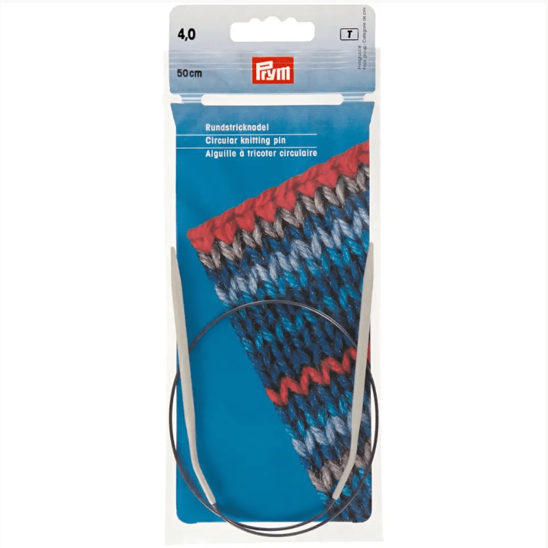 Circular knitting needles, aluminium, grey - Galedi Pins