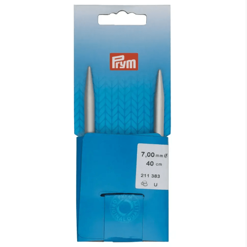 Circular knitting needles, aluminium, grey - Galedi Pins