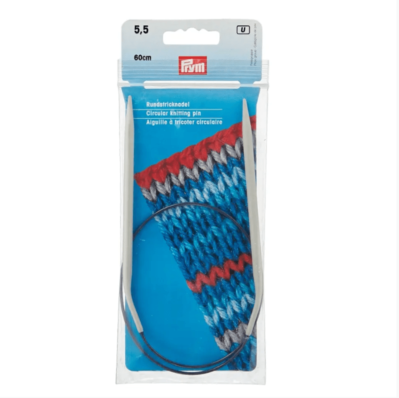 Circular knitting needles, aluminium, grey - Galedi Pins