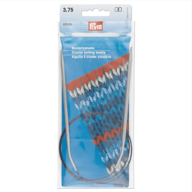 Circular knitting needles, aluminium, grey - Galedi Pins