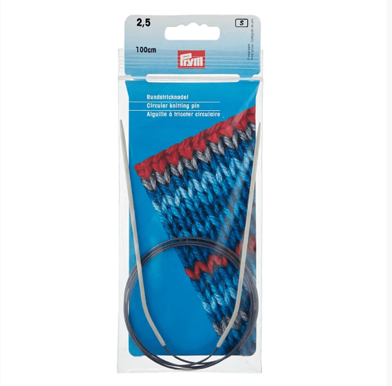 Circular knitting needles, aluminium, grey - Galedi Pins