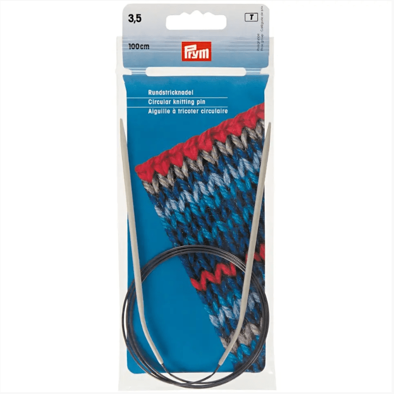 Circular knitting needles, aluminium, grey - Galedi Pins