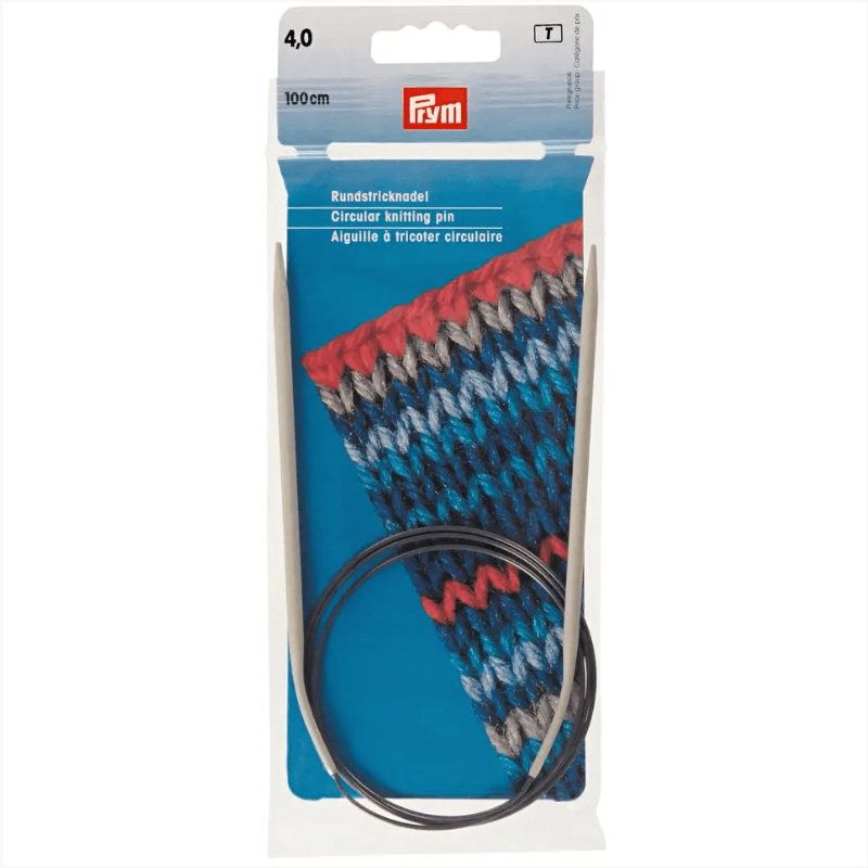 Circular knitting needles, aluminium, grey - Galedi Pins