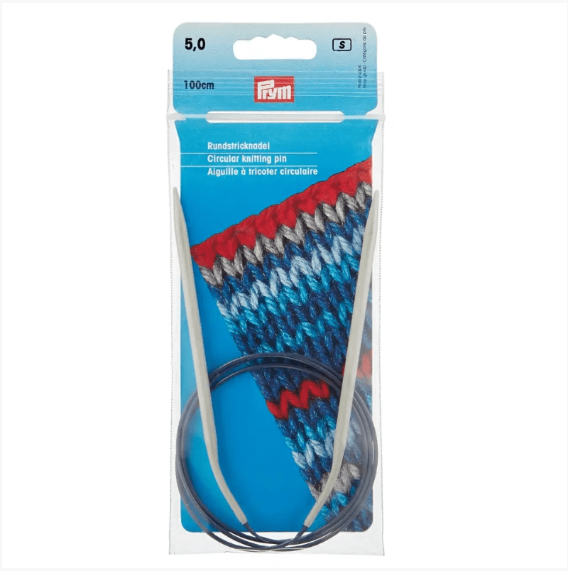 Circular knitting needles, aluminium, grey - Galedi Pins