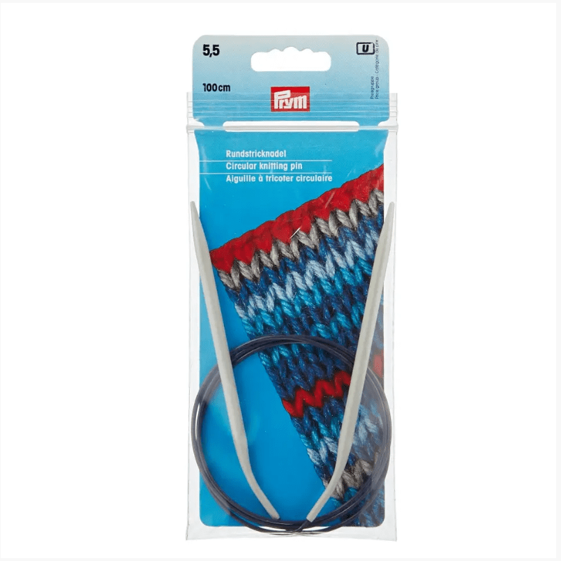 Circular knitting needles, aluminium, grey - Galedi Pins