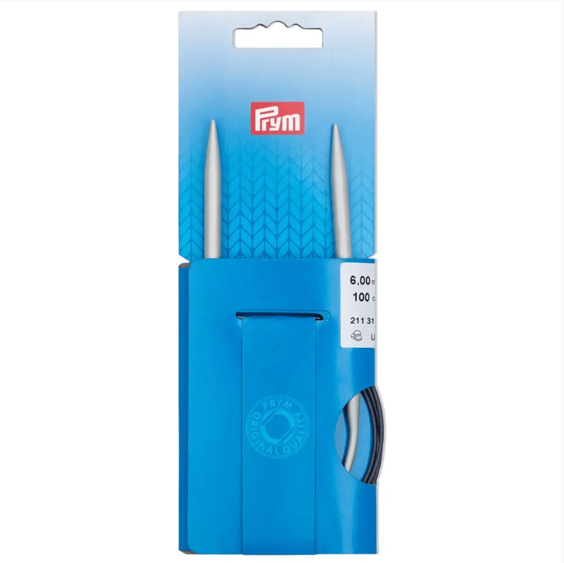 Circular knitting needles, aluminium, grey - Galedi Pins