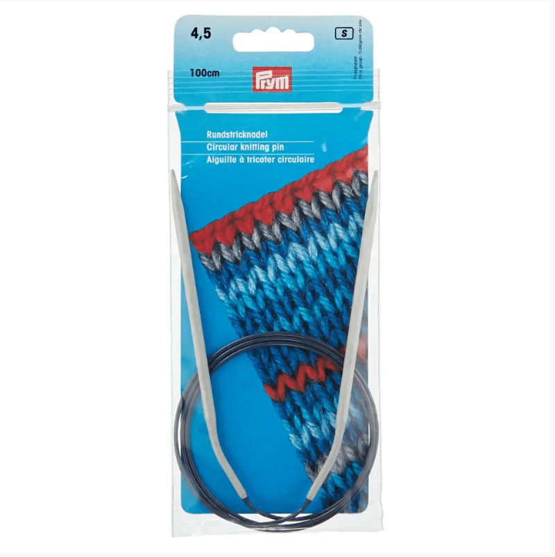 Circular knitting needles, aluminium, grey - Galedi Pins