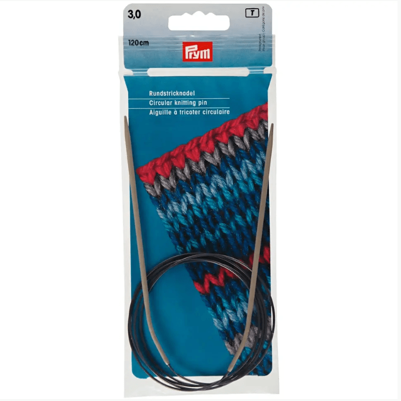 Circular knitting needles, aluminium, grey - Galedi Pins