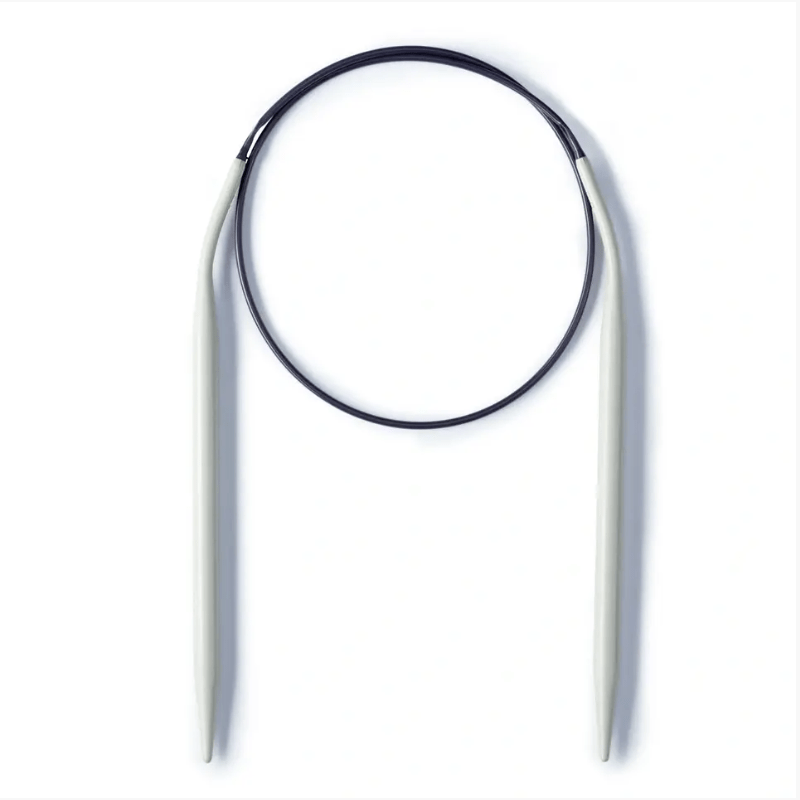 Circular knitting needles, aluminium, grey - Galedi Pins