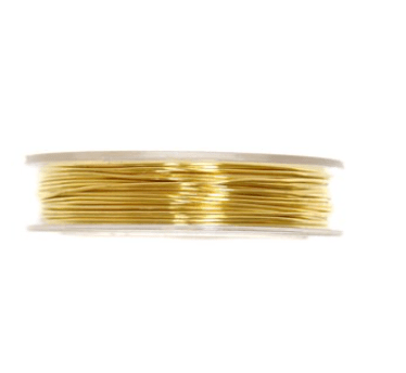 Brass Wire: 5m x 0.5mm - Galedi Pins