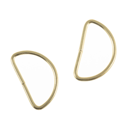 Buckle: D Rings: 32mm: 2 Pieces - Galedi Pins