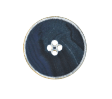 Galedi 25mm distressed cream urea button with four holes