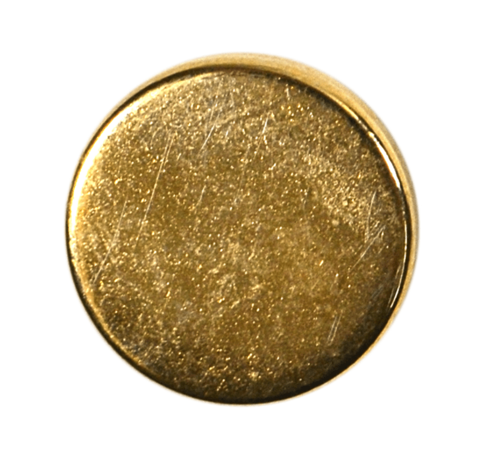 Metal Shank Button, 11mm/18L - Galedi Pins