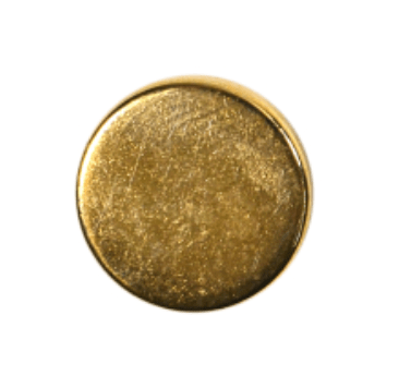 Plain Shank Metal Button, 11mm - Galedi Pins