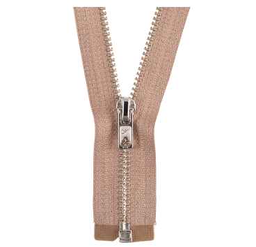 Zip: Open End: Metal Chain Jacket: 40cm - Galedi Pins