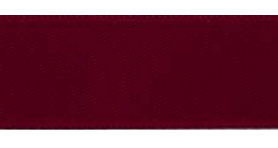 Burgundy double-faced satin ribbon, 15mm wide.