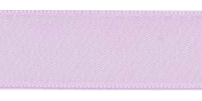 Double faced satin ribbon in a light purple color.