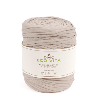 DMC Eco Vita T-Shirt Yarn – 100% Recycled Cotton, 450g Skein