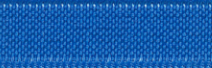 Blue satin stretch binder fabric with a woven texture.