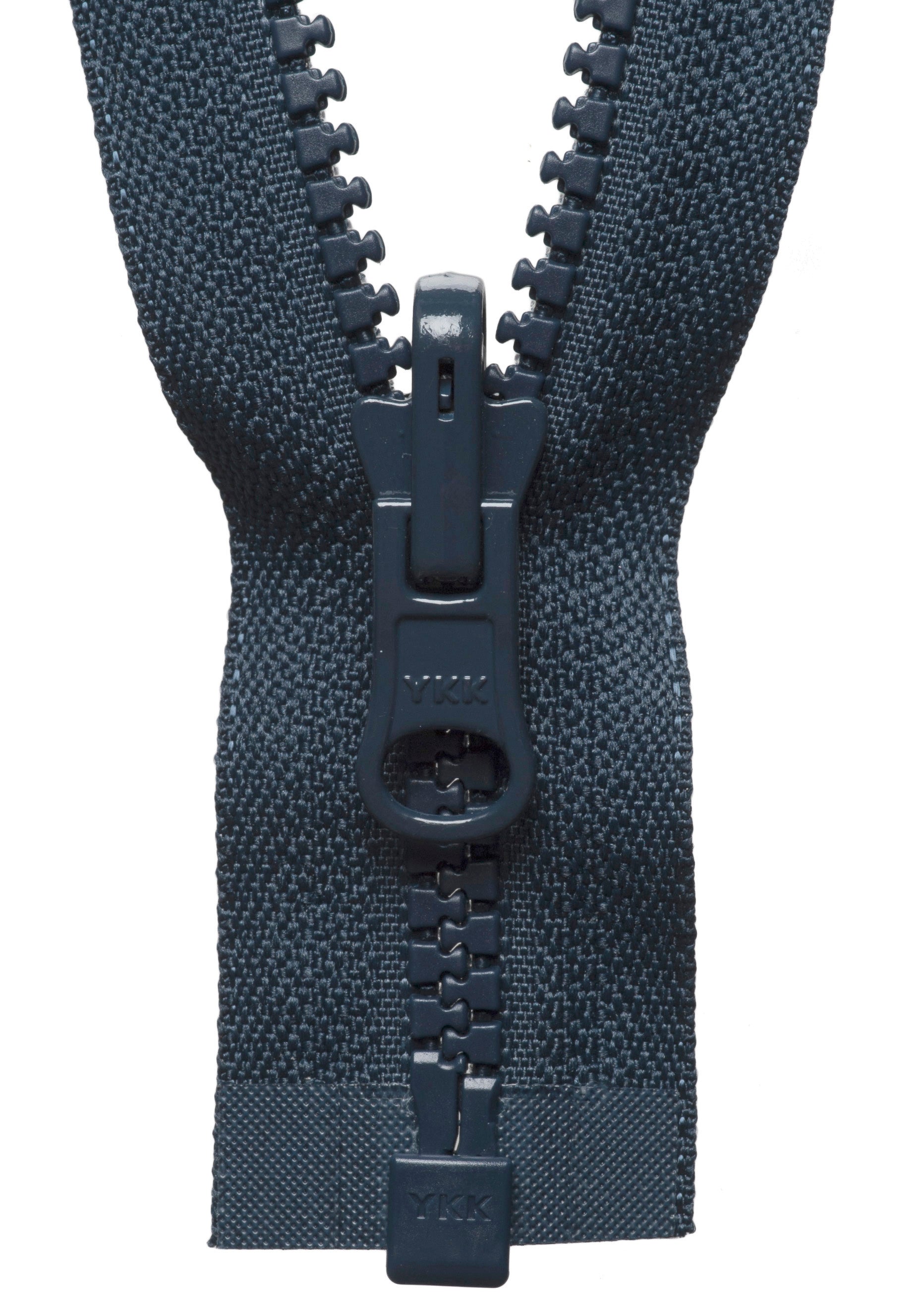 YKK Vislon Flip Over Zip: 76cm
