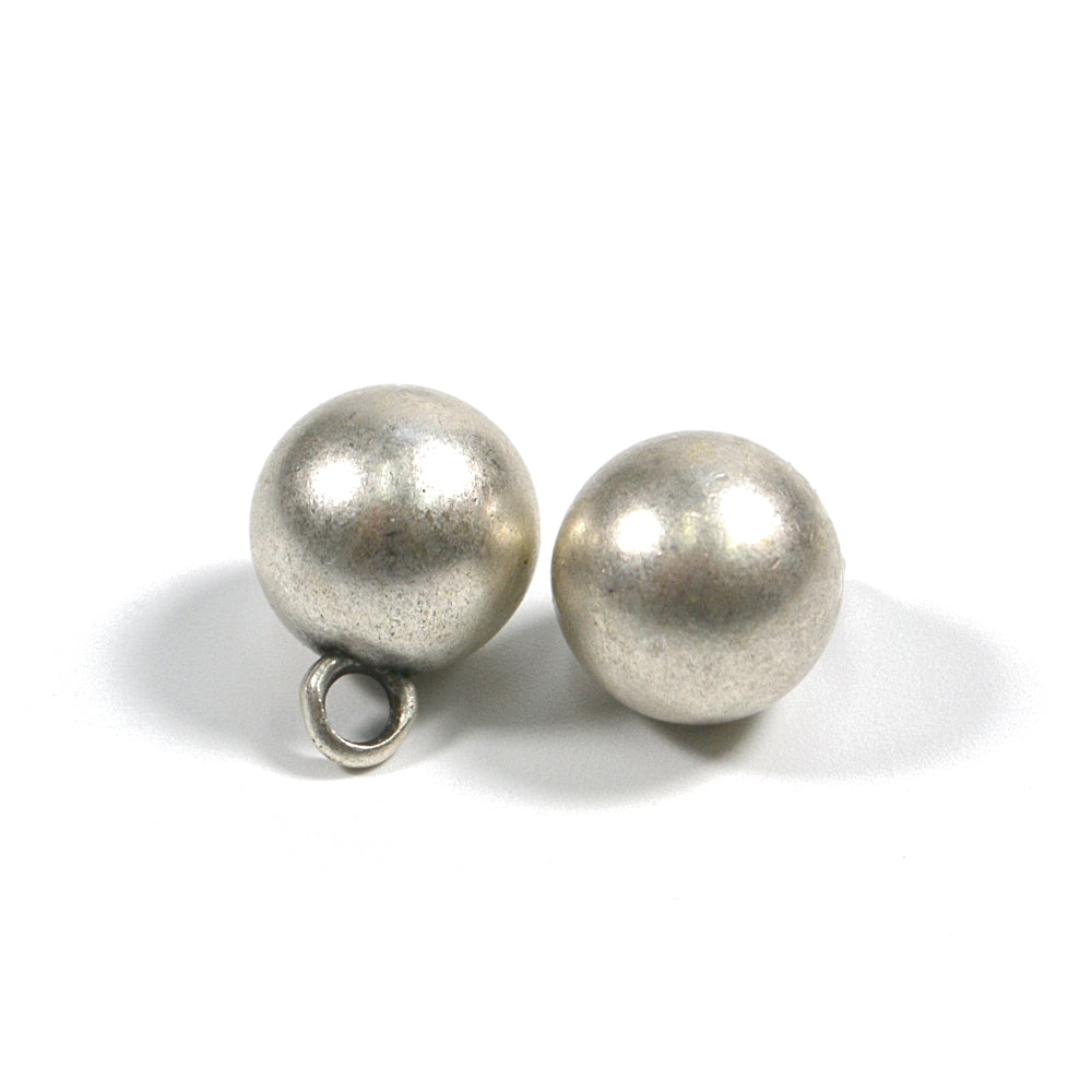 Shank Button – Old Silver Metal Womenswear | Galedi Pins