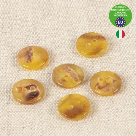 Stephanoise 15mm Fake Stone 2-Hole Polyester Sewing Button - M60840