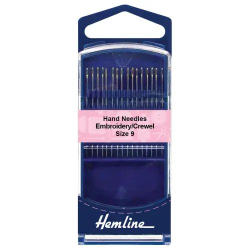 Hemline Hand Needles, Embroidery/Crewel - Galedi Pins