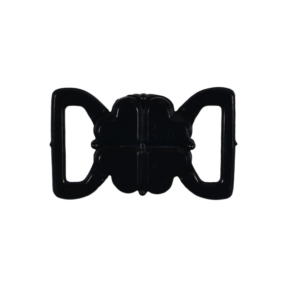 Galedi Pins Nylon Bra Clasp With Black Heart Detail – 10mm, 13mm, 20mm