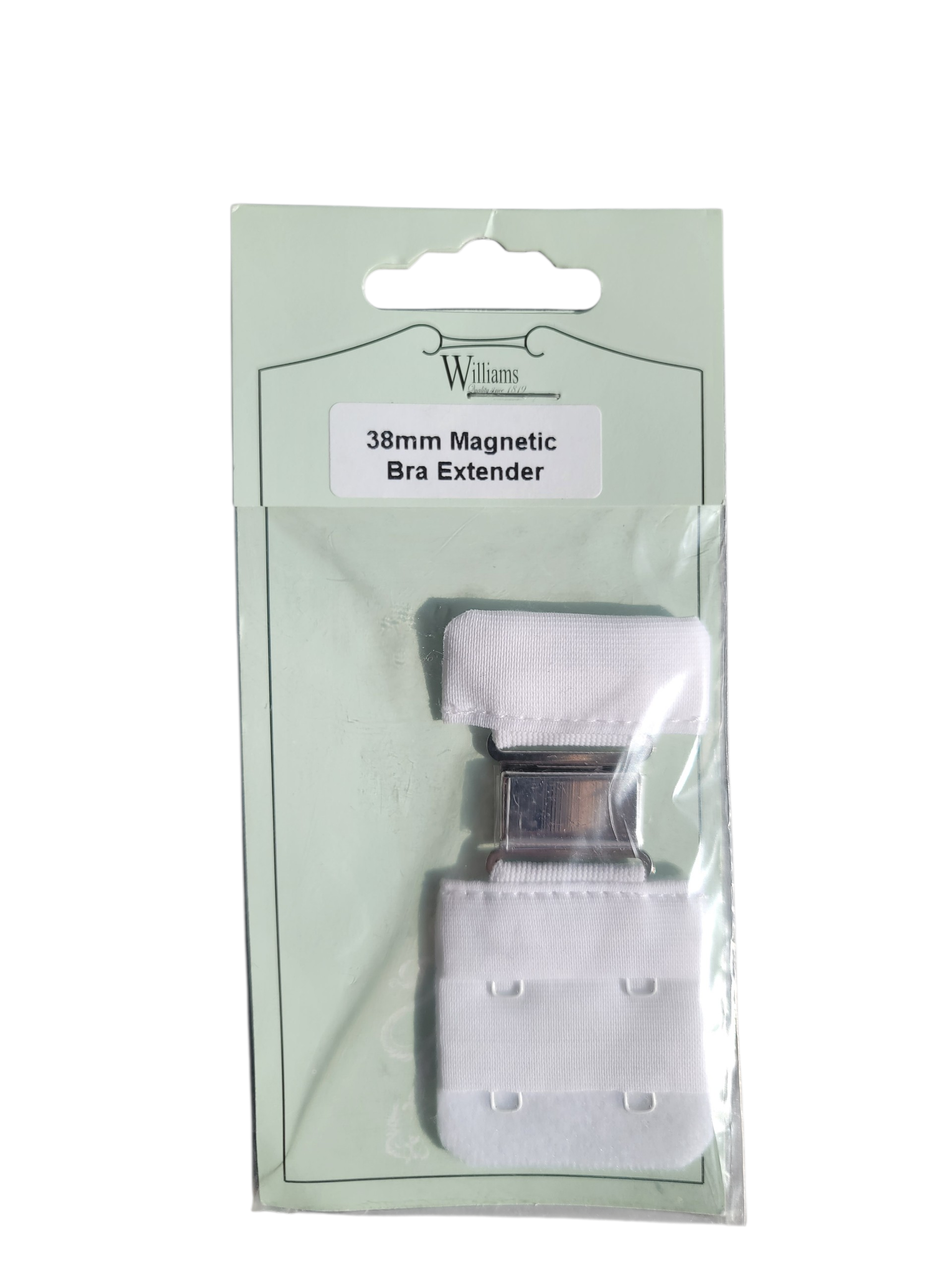 Williams Magnetic Bra Extender – 2 and 3 Hook Lingerie Accessory White and Nude
