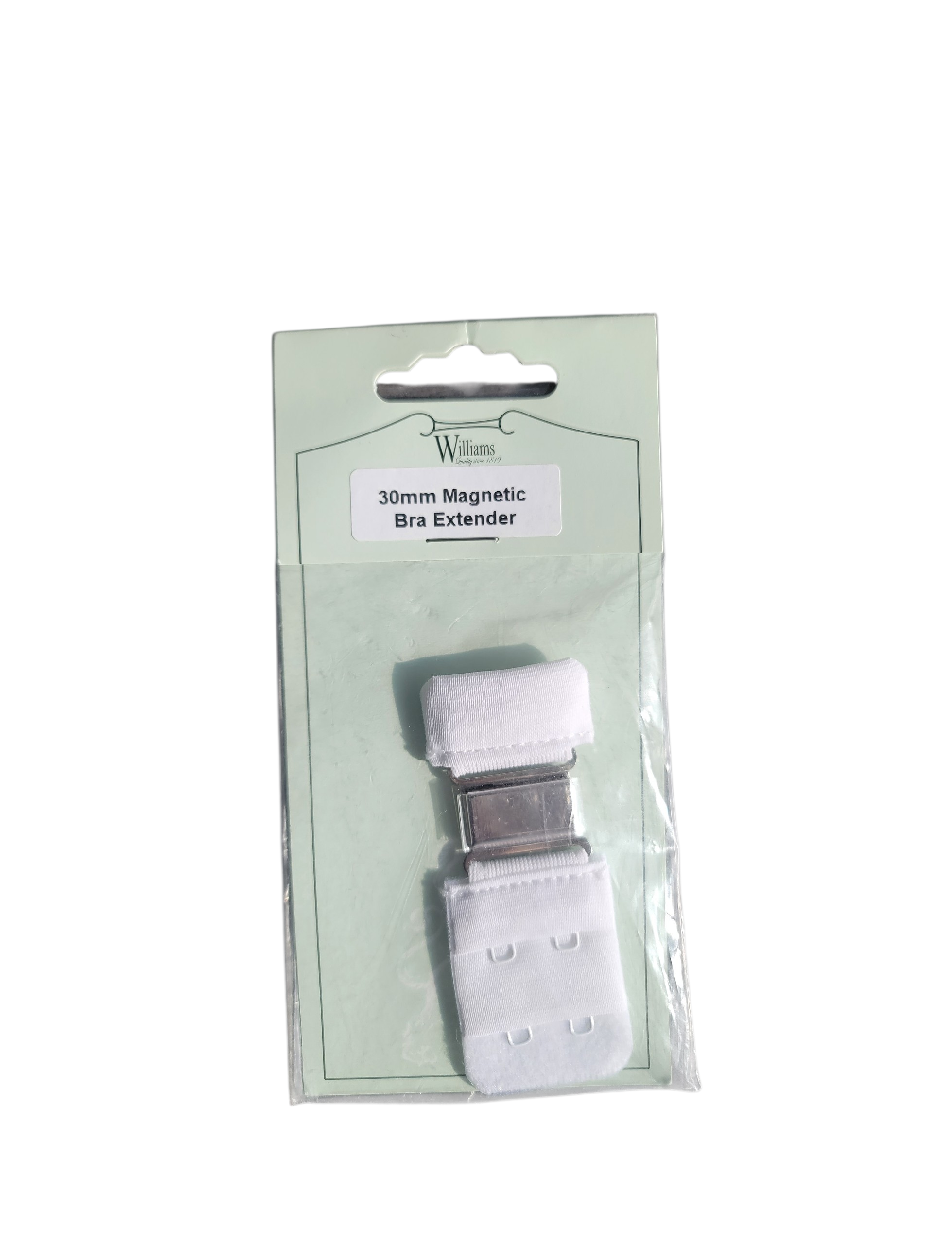Williams Magnetic Bra Extender – 2 and 3 Hook Lingerie Accessory White and Nude