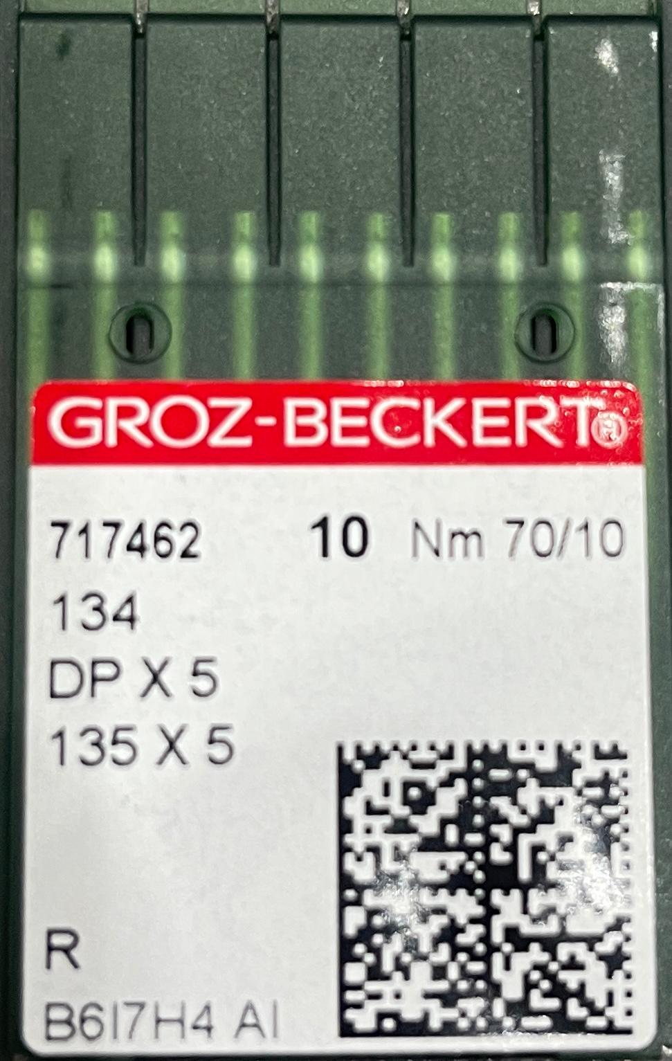 Pack of 10 Groz-Beckert DPx5 industrial sewing machine needles in size 70/10.