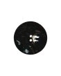 Wavy Black 2 Hole Shell Button - Galedi Pins