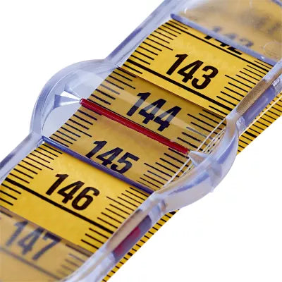 Prym Waist Tape Measure – 150cm Yellow with Transparent Slider