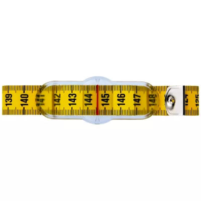 Prym Waist Tape Measure – 150cm Yellow with Transparent Slider