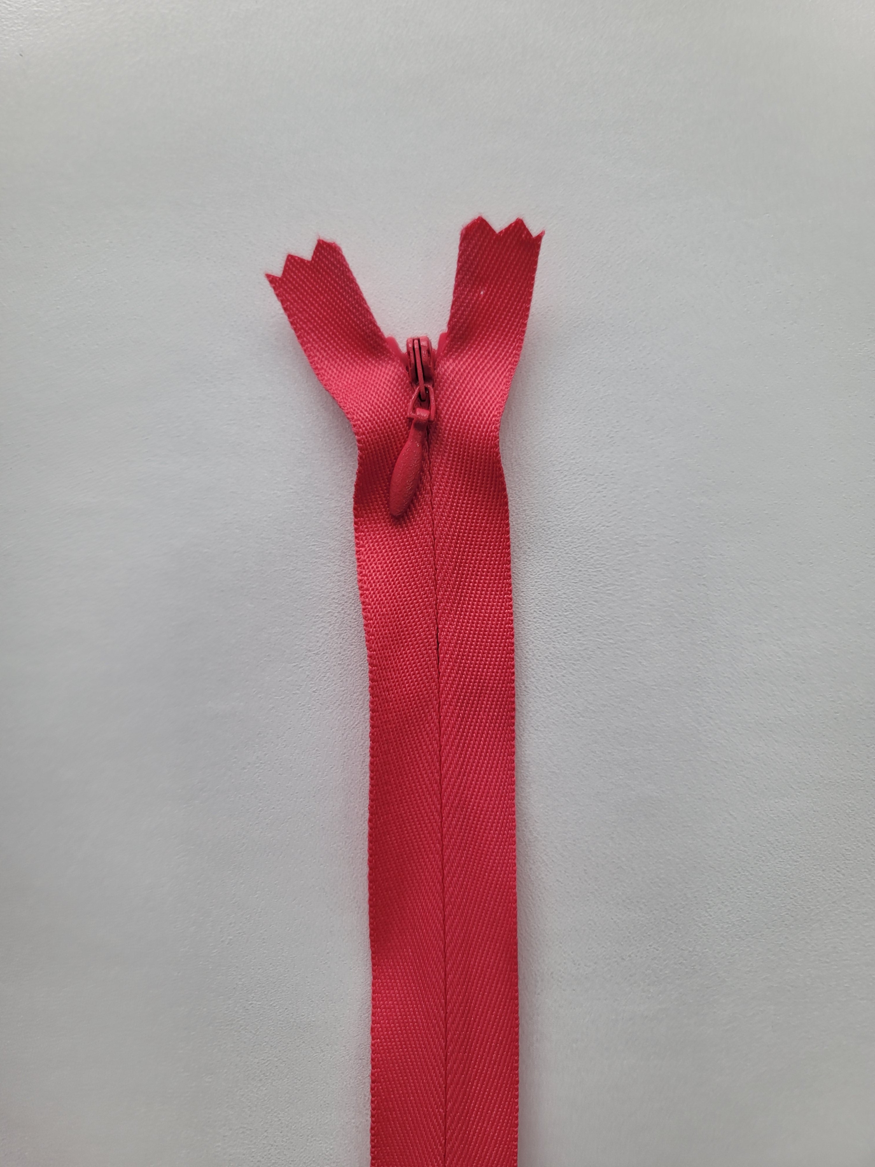 YKK Invisible Closed Ended Zipper – 60cm Length, Polyester Material