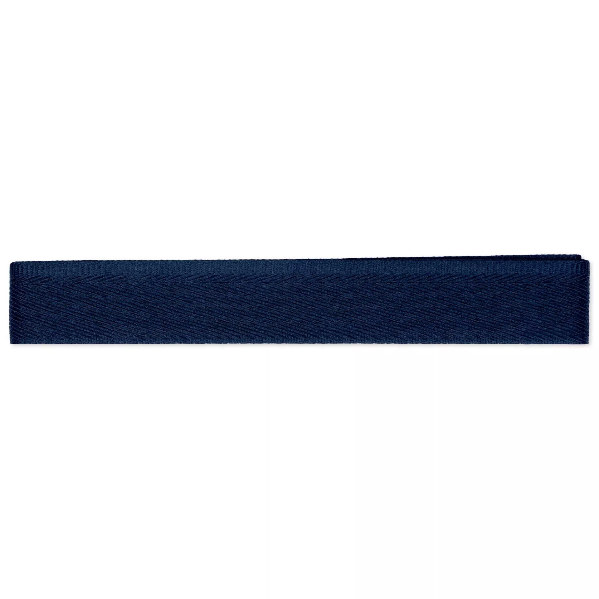 Navy blue Prym kick tape, 17mm wide, for protecting trouser hem edges.